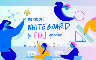 Increase Student Engagement with Microsoft Whiteboard for Education and Wireless Display Technology